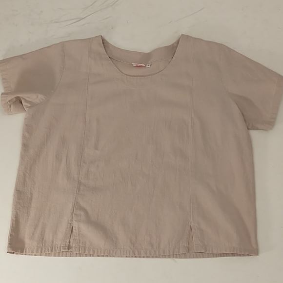 USA B'Gauze Cotton Top Natural Neutral Unstructure - Picture 7 of 8